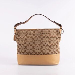 Coach Signature Hobo Shoulder Bag